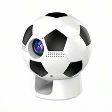 Projetor Portátil Led Smart Bola de Futebol 4K Android 13 Wifi 5g 80 mil Hrs Vida Útil - Primicias Qiu - Branco - Visão 2