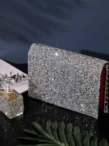 1pc Silver Shiny Crystal Diamond Sticker, Self-Adhesive Diamond Decal Suitable For DIY On Car, Phone, Clothing, Crafts - Self-adhesive Rhinestones - View 3