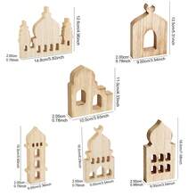 1 pièce Ornement décoratif en bois de style minimaliste du Moyen-Orient, décoration d'intérieur chaleureuse - étagère, vitrine, décoration pour maison d'hôtes/hôtel - Multicolore - Voir 5