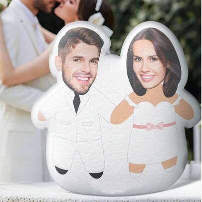 Gối trang trí in theo yêu cầu, họa tiết hoạt hình dễ thương, in hình chân dung, in hai mặt, thích hợp làm gối ôm mini bên giường ngủ, gối tựa sofa, quà tặng sinh nhật, Giáng sinh, Halloween, Lễ Tạ ơn độc đáo dành cho gia đình và bạn bè.