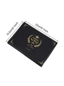 312 Pockets Thick PVC Coin Collection Album, Large Capacity Coin Storage Photo Album - Black - View 6