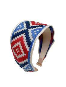 时尚宽幅布艺发带，宽发箍，高品质多功能头饰，适合日常佩戴和派对聚会 - 彩色 - 查看 15