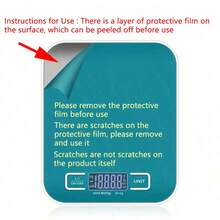 1pc 5kg/11lbs Stainless Steel Digital Kitchen Scale, Food Scale With LCD Display, Multifunction Dietary Scale For Baking, No Battery Included - Multicolor - View 11