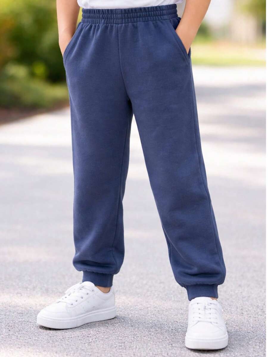 Plush Sweatpants For Boys, Children, Youth, 1 To 16 - Nhiều màu - Xem 1