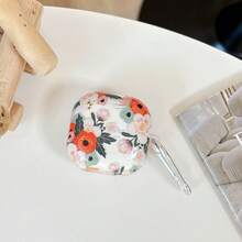 Vibrant Floral Design Protective Case Compatible With Samsung Galaxy Buds 2/Buds Pro/Buds Live/Buds 2 Pro/Buds FE Earphones - Multicolor - View 5