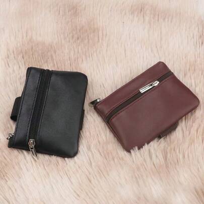 1pc Portable Wrist Coin Purse Morning Jogging Key Pouch With Wrist Strap Zipper Solid Color Carry-On Pouch Compact Credit Card Holder Product Size: 11cm*7.5cm*1cm For Women For Men Money Wallet Mini Wallet Purse Wallet Small Wallet Coin Wallet Beach Essentials Vacation Purse Beach Purse Vintage