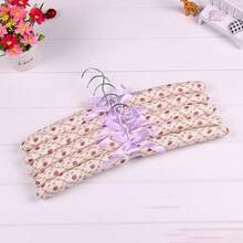 Padded Hangers For Clothes Satin Hanger Clothes Hanger Padded Hangers For Women Sweaters (Floral-5pcs) - 花卉圖案-5件套 - 查看 6