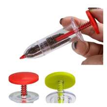 1 Pc New Injection-Style Seeder, Powerful Seeding Tool, For Seedling Raising, Manual Seeding Device, For Planting Seeds In Small Trays, Vegetable Gardening Tool, For Planting Vegetables In Pots - Red - View 2