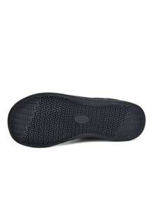 1 Pair Men's Thin Sole Casual Barefoot Sneakers, Soft Bottom, Soft Surface, Breathable, Lightweight, Barefoot Shoes - Black - View 6