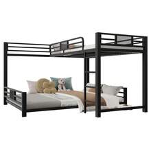 Kids Bed Frames, Headboards & Footboards - Black + Metal + 140cm*200cm - View 5