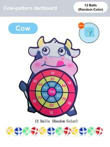 Large Double-Sided Dart Board For Kids, A Fun Party Game Toy With Sticky Balls And Darts! Includes 8 Sticky Balls For Kids' Ball Games, Suitable For Indoor/Outdoor/Garden/Board Games And Fun Party Activities. Perfect Birthday Gift For Boys And Girls Aged 3-12, Also Great For Christmas And Halloween! - Multicolor - View 16