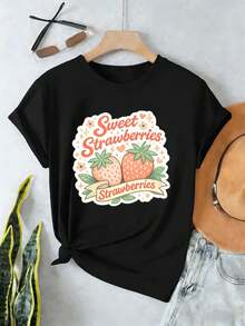 Tee-shirts pour femmes - Noir - Voir 2