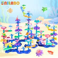 Flower Stacking Toy, Garden Building Blocks Toy, STEM Education Activity Toy For Preschool Children, Perfect Holiday Birthday Gift From Mom To Kids - 彩色 - 查看 2