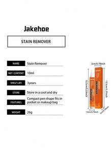 Bolígrafo quitamanchas de ropa de fórmula suave, con fragancia limpia y refrescante, para una eliminación de manchas suave y fácil - De Estado sólido - Ver 2