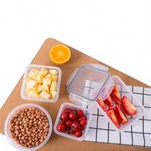 24 -Piece Food Storage Container Set Kitchen Storage Boxes Leak-Proof Meal Prep Boxes Local Warehouse - Sealed Design, Easy-To-Close Lids, Stackable Includes 12 Lunch Boxes, 12 Lids, And Free Labels And Markers, Suitable For Kitchen And Pantry Organization - 24-piece Set - View 9