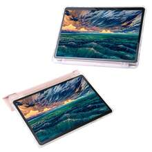 Acrylic Transformable Tablet Protective Case, Fashionable Choice Compatible With IPad Mini 6/7, Compatible With IPad 9.7 2017/2018/Air/Air2, Compatible With IPad 10th Gen, Compatible With IPad Air 11" (2024)/Air 4/5 10.9"/Pro 11" (2022), Compatible With IPad Pro 11" (2024), Compatible With IPad Air 13" (2024)/Compatible With IPad Pro 12.9" (2022), Compatible With IPad Pro 13" (2024) - Pink - View 3