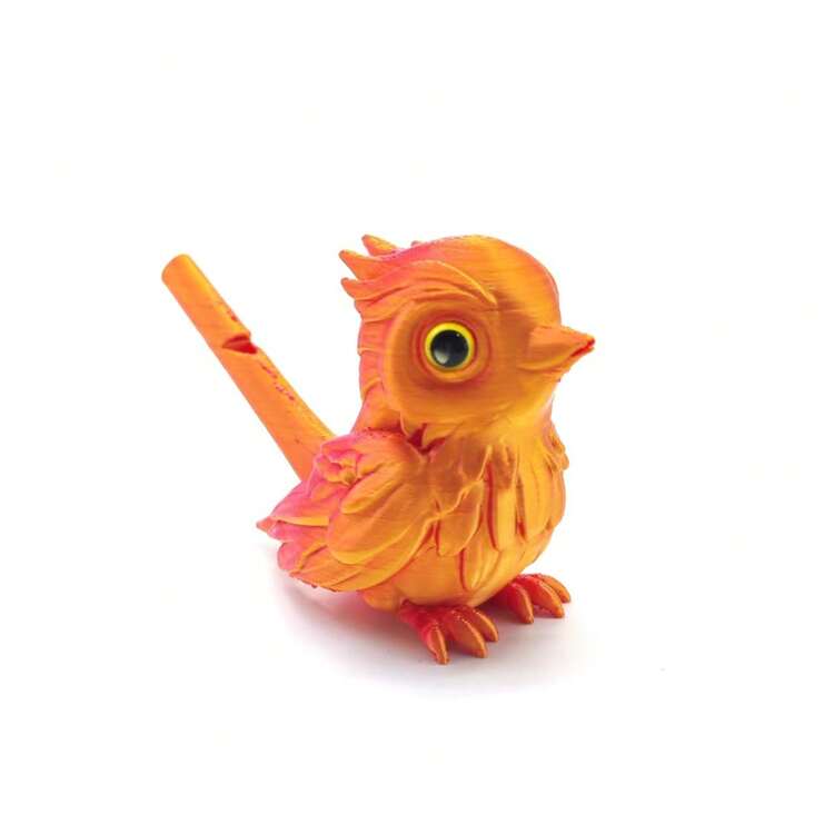 Pájaro Electrónico De Simulación Con Movimiento Y Chirrido – Organizador De Bolígrafos Decorativo Para Mesa, 18x16x11 Cm
