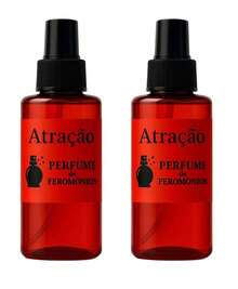 Perfume Masculino com Feromônios Ativados Attracion Men 100ml - intenso extra forte para dia dia - 2 BODY SPLASH ATRAÇÃO 100ML - Visão 1