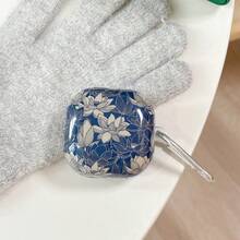 Flower Floral Design Protective Case Compatible With Samsung Galaxy Buds 2/Buds Pro/Buds Live/Buds 2 Pro/Buds FE Earphones - Multicolor - View 4