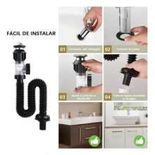 Cespol Con Sistema Anti Olores Y Botón Push Para Lavabo - por defecto - Ver 4