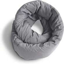 Soft 360 Support Scarf Travel Pillow Portable Stuffable Neck Pillow For Travel With Refillable Support Cushion For Car - Hồng - Xem 6