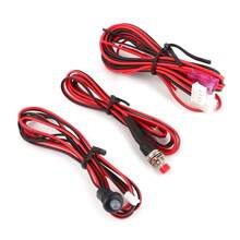 Kit de dispositivo antirrobo con cerradura oculta y sensor inteligente de 12 V para corte de combustible y energía: Unidad principal + 2 controles remotos + 1 cable de interruptor de botón + 1 cable de luz indicadora + 1 cable de fusible (tipo universal) - A - Ver 3