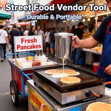 Stainless Steel Batter Separator, Cupcake Batter Funnel, 304 Batter Dispenser - Silver - View 1