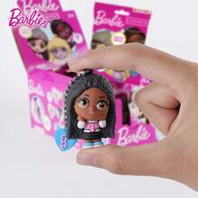 Mattel 芭比官方授权盲盒钥匙扣（1个）-3D泡沫盲盒人偶包夹&挂件拉链钥匙圈背包配件收藏礼品- - 彩色 - 查看 8