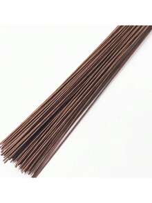 50支40厘米绿色/白色人造花茎铁丝花茎，花艺胶带玫瑰花茎工艺品，DIY纸花茎配件，花束，圣诞装饰，家居装饰，工艺用品 - 白色 - 查看 18