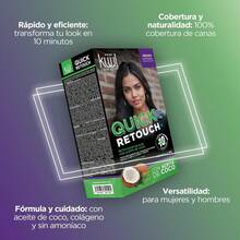 TendenciaKÜÜL Quick Retouch - Tinte para el Cabello sin Amoníaco, Retoque Rápido de Cabello Gris para Cabello, Barba y Bigote, Fórmula Práctica, Ideal para Retocados Express, Color Negro Instantáneo, 100 ml Calidad Premium - Negro - Ver 4