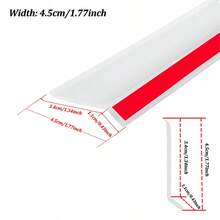 Transparent Waterproof Sealing Strip Window Water Blocking Bar Self Adhesive Door Under Draft Stopper Balcony Water Deflector - Transparent - View 11