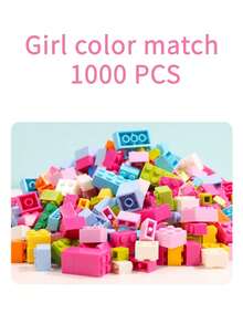 Set de juguete de 2000 piezas de bloques de construcción de micro gránulos para armar para niños - Juego de rompecabezas de construcción de mini ladrillos envasado - multicolor - Ver 6