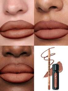 Pudaier 2pcs Lip Liner Pencil Set, Waterproof & Smudge-Proof, 3D Lip Contour Enhancer, Romantic Valentine's Day Gift For Her - 10+04 - 查看 5