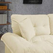 Sofas & Couches - Beige + Upholstered + 2 Seat - View 5
