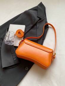 Women's Fashion Crossbody Bag, Suitable For Daily Commute, Travel, Shopping, And Strolling - Orange - View 9