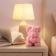 1支手工香氛蜡烛，浪漫家居装饰，适合约会之夜和送礼 - 玫瑰 - 查看 10