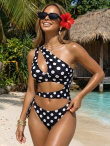 Black and White Polka Dots