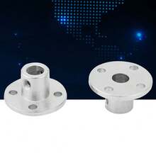 2pcs M3 Rigid Flange Coupling Motor Shaft Coupler Connector ID 6mm OD 10mm - Acopladores - Ver 4