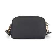 This Lightweight And Waterproof Nylon Shoulder Bag For Women Is Suitable For School And Travel And Can Also Be Worn As A Crossbody Bag. It Is Stylish, Versatile, And Perfect For Everyday Use. - 黑色 - 查看 3