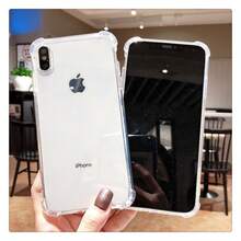 Étui de téléphone antichoc aux quatre coins, étui de téléphone transparent simple, compatible avec iPhone 17 16 15 14 13 11 12 Pro Max - Transparent - Voir 3