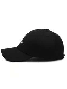 Women's Classic Embroidered Casual Versatile Baseball Cap - Black - View 3