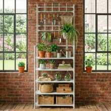 Perchero Organizador Hogar Ropa Armario Closet Rack Metálico - Blanco - Ver 6