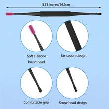 18 Pcs Spiral Ear Wax Remover Kit Reusable Ear Cleaner Tool For Adults Kids - 18 - 查看 2
