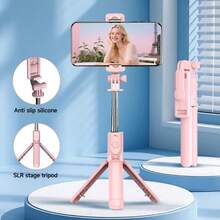 AXNEN 680mm/26.77" Portable Selfie Stick With Wireless Remote, Phone Tripod & Extendable Stand. Compatible With IPhone & Android For Photography, Live Streaming, Christmas, Halloween & Holiday Recording. - Multicolor - View 12