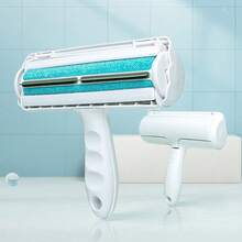 1pc Upgraded Static Cling Pet Hair Remover, Suitable For Cats And Dogs, Removes Loose Pet Hair, With Rolling Ball Brush, Pet Grooming Brush - Multicolor - View 15