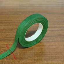 50支40厘米绿色/白色人造花茎铁丝花茎，花艺胶带玫瑰花茎工艺品，DIY纸花茎配件，花束，圣诞装饰，家居装饰，工艺用品 - 白色 - 查看 24