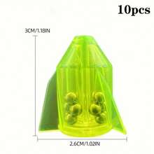 10/20颗装鱼线珠，采用优质塑料制成，旋转珠设计，专为吸引鲶鱼而设计。无需电池，方便实用，是情人节、感恩节、圣诞节、新年和父亲节的理想礼物。 - 彩色 - 查看 11