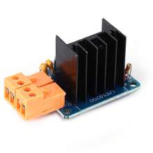 LMD18200 Adjustable Speed H Bridge Motor Drive Module With Power Indication 3A 75W - Negro - Ver 8