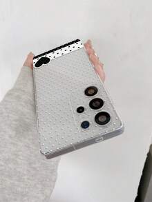 1个波点爱心图案镜头保护壳，兼容三星、Nothing、Pixel、INFINIX、苹果、小米红米等手机 - 彩色 - 查看 5