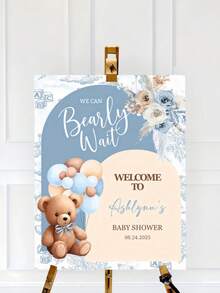 1 bảng chào mừng lễ rửa tội cho bé "Chúng tôi không thể chờ đợi" tùy chỉnh, phụ kiện chụp ảnh, trang trí tiệc sinh nhật, phòng trẻ em, tiệc cưới, tiệc tiết lộ giới tính, trang trí lễ tốt nghiệp, có thể tùy chỉnh tên và ngày tháng, bảng chào mừng lễ rước lễ. - Nhiều màu - Xem 1